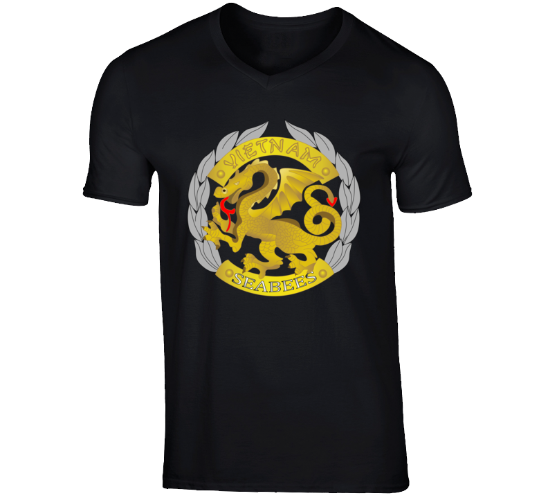 Navy - Seabees Medal Wo Txt T Shirt