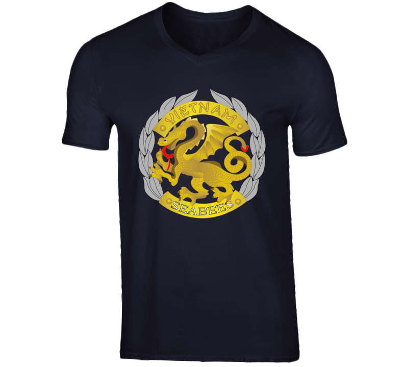 Navy - Seabees Medal Wo Txt T Shirt