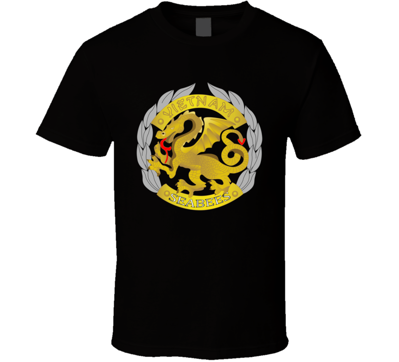 Navy - Seabees Medal Wo Txt T Shirt