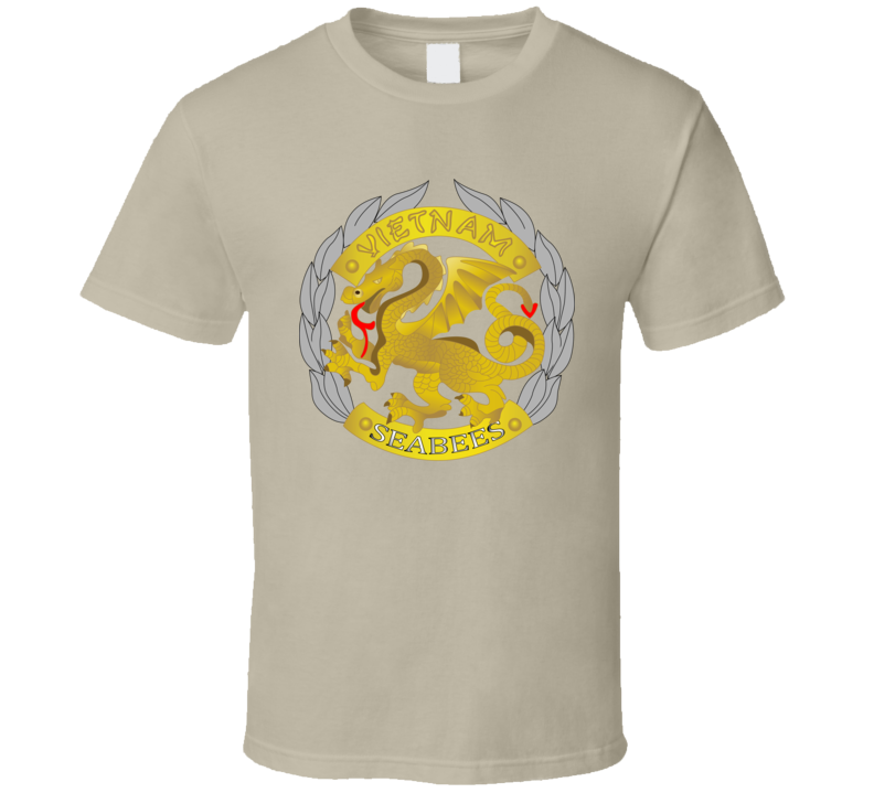 Navy - Seabees Medal Wo Txt T Shirt
