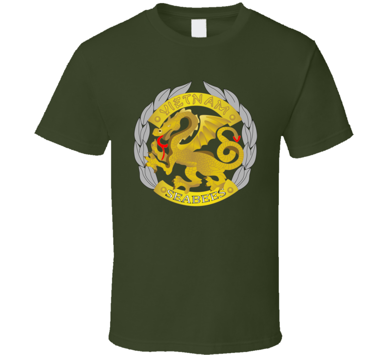 Navy - Seabees Medal Wo Txt T Shirt