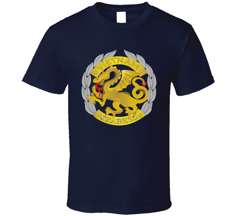 Navy - Seabees Medal Wo Txt T Shirt