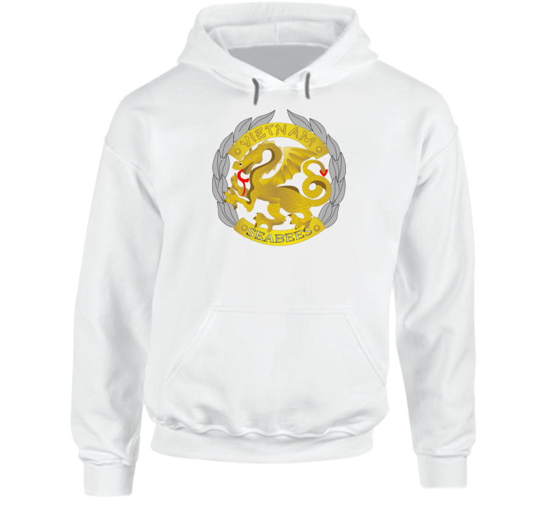 Navy - Seabees Medal Wo Txt Hoodie
