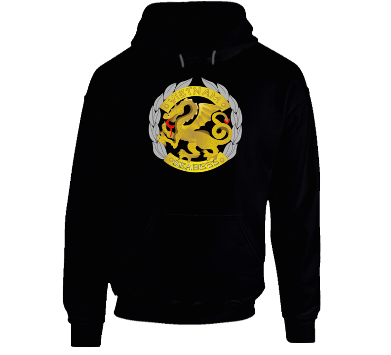 Navy - Seabees Medal Wo Txt Hoodie