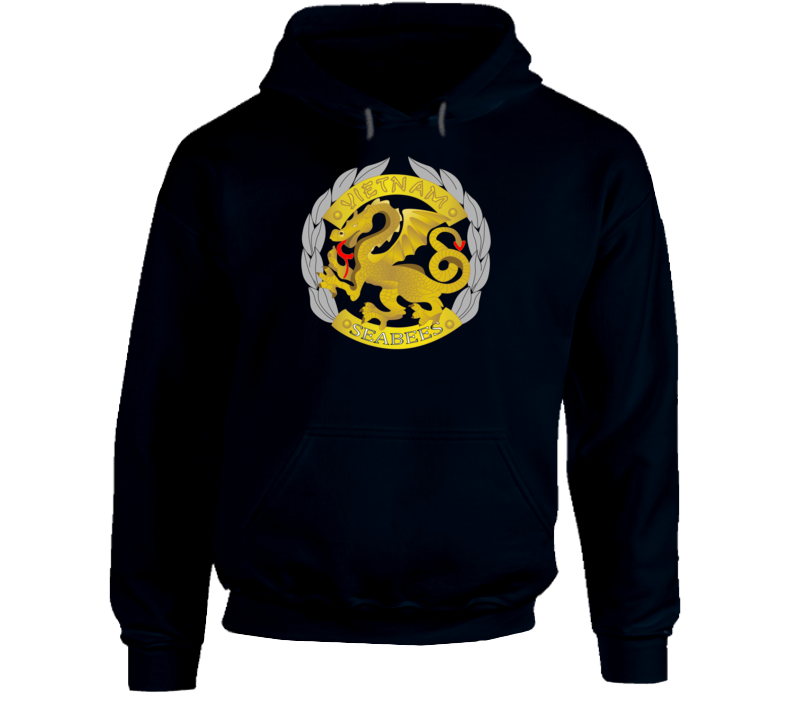 Navy - Seabees Medal Wo Txt Hoodie