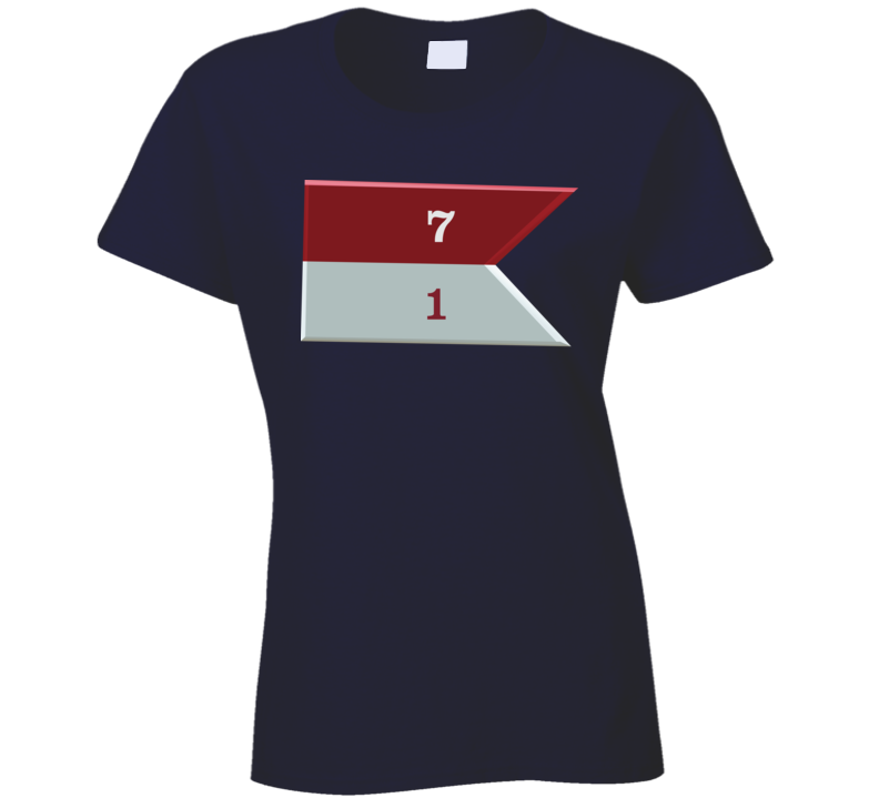 Army - 1st Squadron, 7th Cavalry Guidon Ladies T Shirt