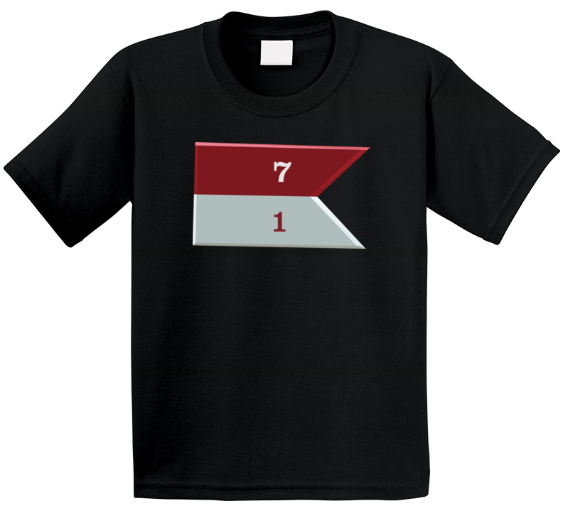 Army - 1st Squadron, 7th Cavalry Guidon Kids T Shirt