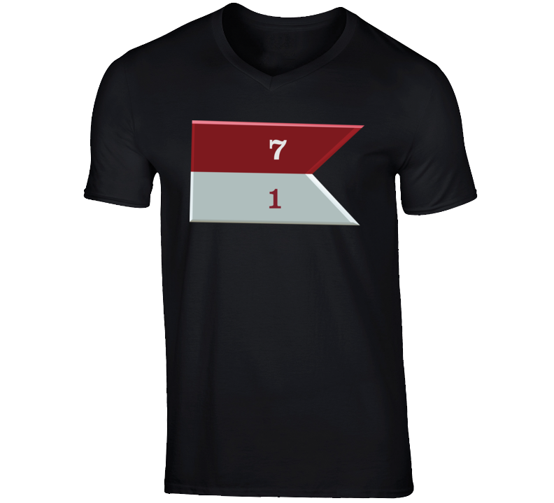 Army - 1st Squadron, 7th Cavalry Guidon V-neck