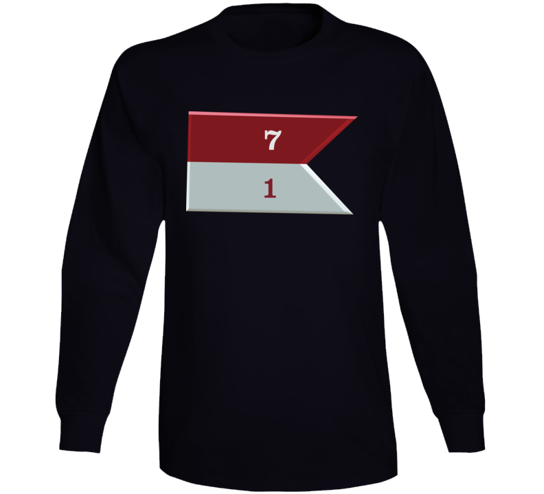 Army - 1st Squadron, 7th Cavalry Guidon Long Sleeve Long Sleeve