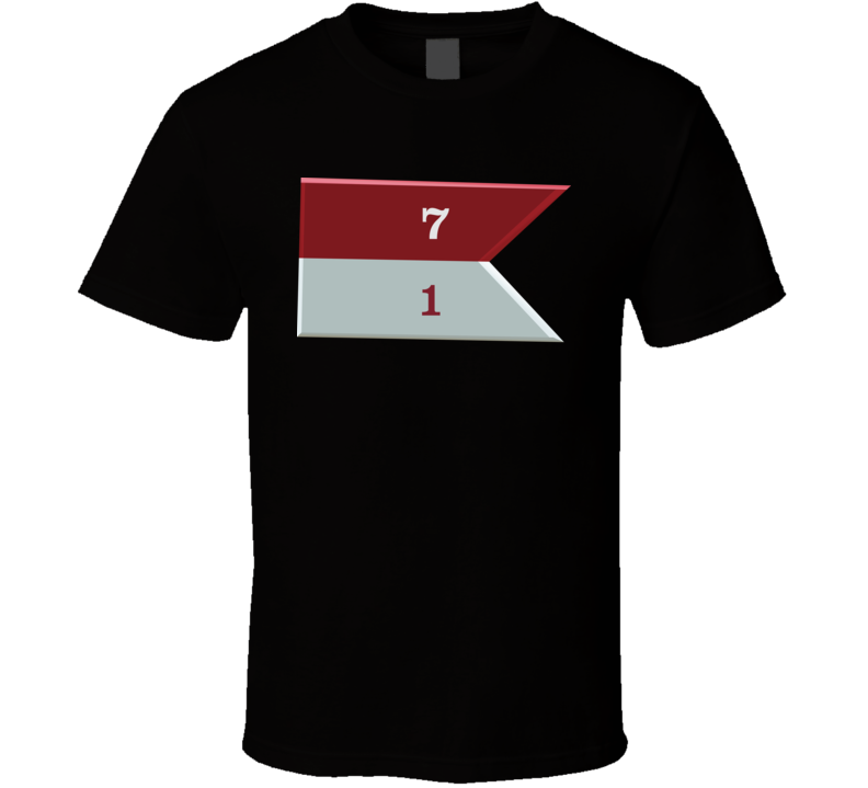 Army - 1st Squadron, 7th Cavalry Guidon T Shirt