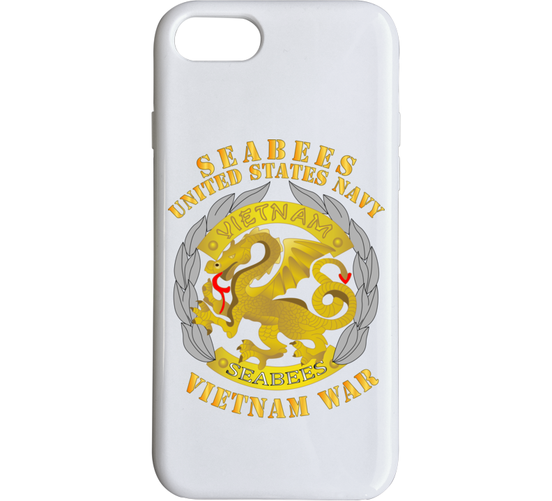 Navy - Seabees Medal - Vietnam War Phone Case