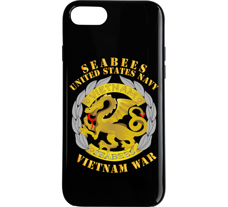 Navy - Seabees Medal - Vietnam War Phone Case
