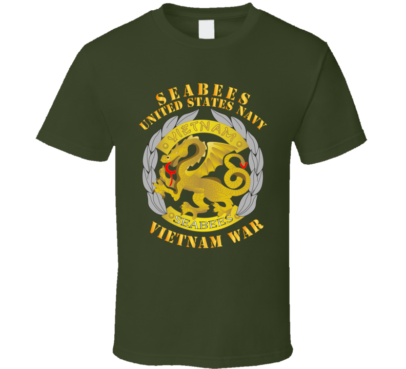 Navy - Seabees Medal - Vietnam War T Shirt