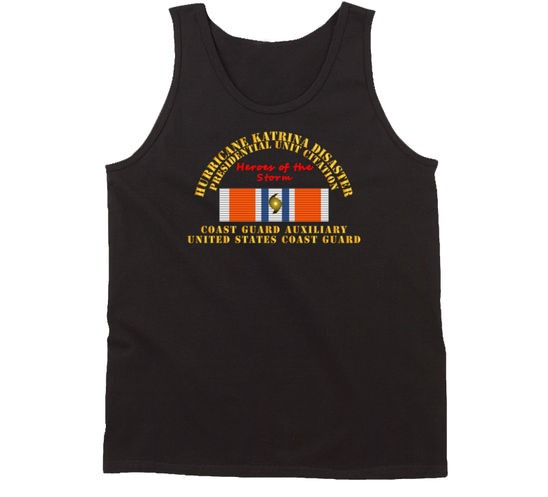 Uscg - Hurrican Katrina - Heroes Of The Storm Tanktop