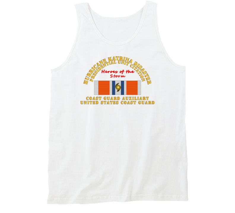Uscg - Hurrican Katrina - Heroes Of The Storm Tanktop