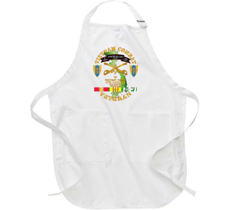 Army - Vietnam Combat Veteran - F Troop 4th Cav Hunt Kill W Svc Apron