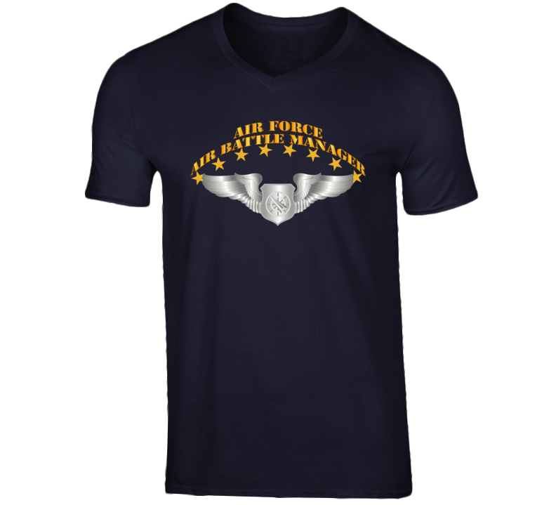 Usaf - Air Battle Manager - Basic Wings T Shirt