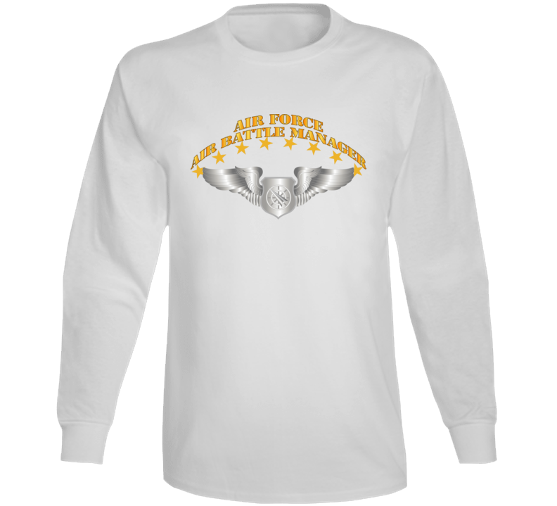Usaf - Air Battle Manager - Basic Wings Long Sleeve