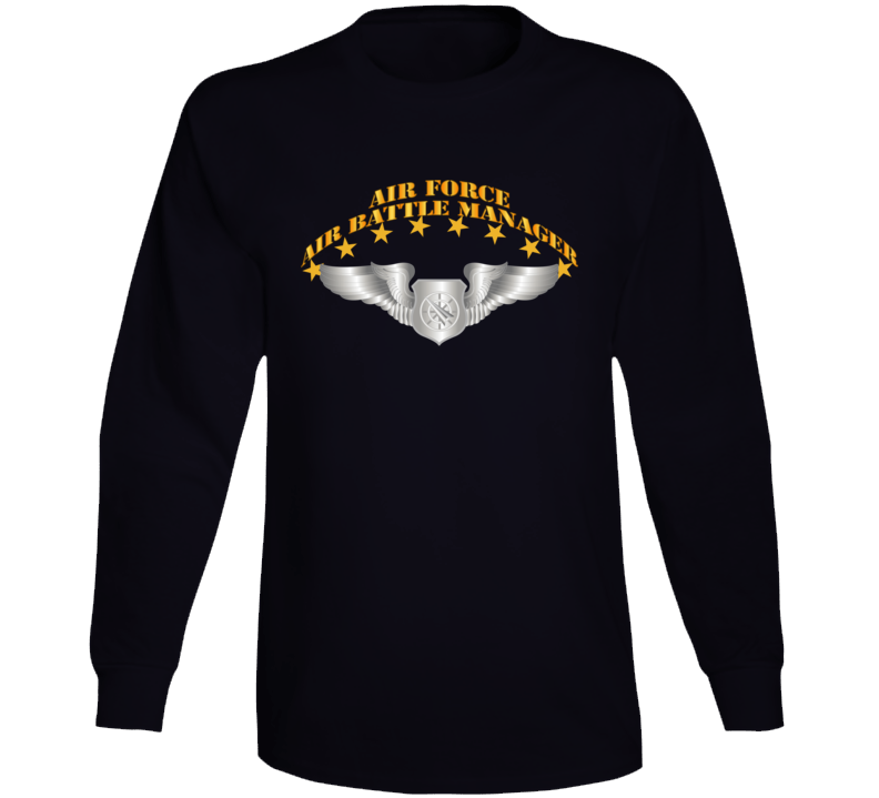 Usaf - Air Battle Manager - Basic Wings Long Sleeve