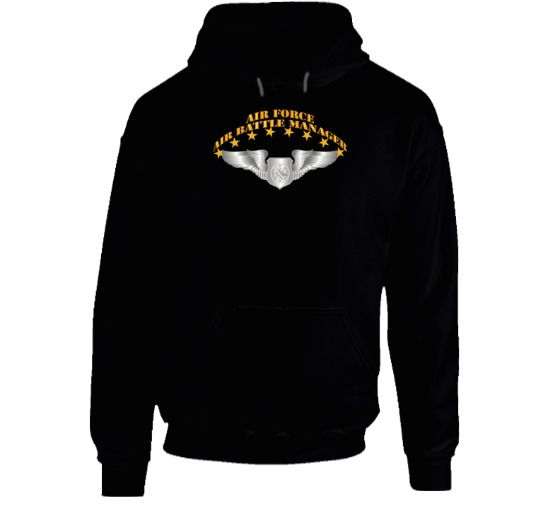Usaf - Air Battle Manager - Basic Wings Hoodie
