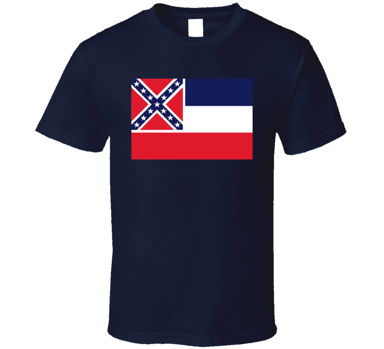 Flag - Mississippi Wo Txt T Shirt