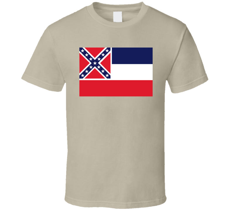 Flag - Mississippi Wo Txt T Shirt