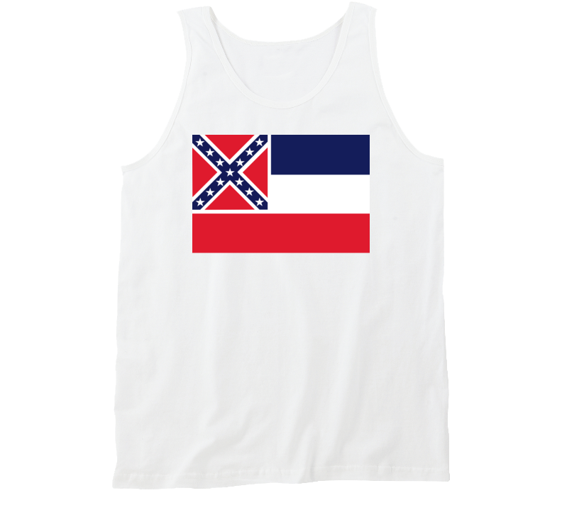 Flag - Mississippi Wo Txt Tanktop
