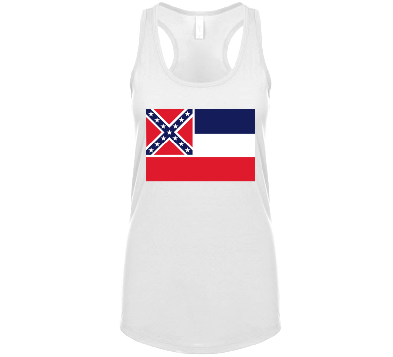 Flag - Mississippi Wo Txt Ladies Tanktop