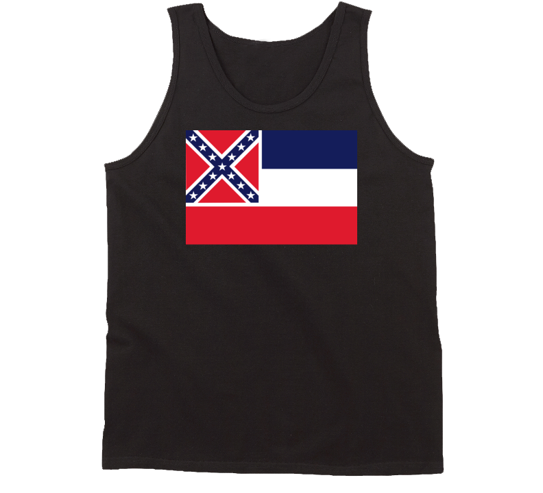 Flag - Mississippi Wo Txt Tanktop