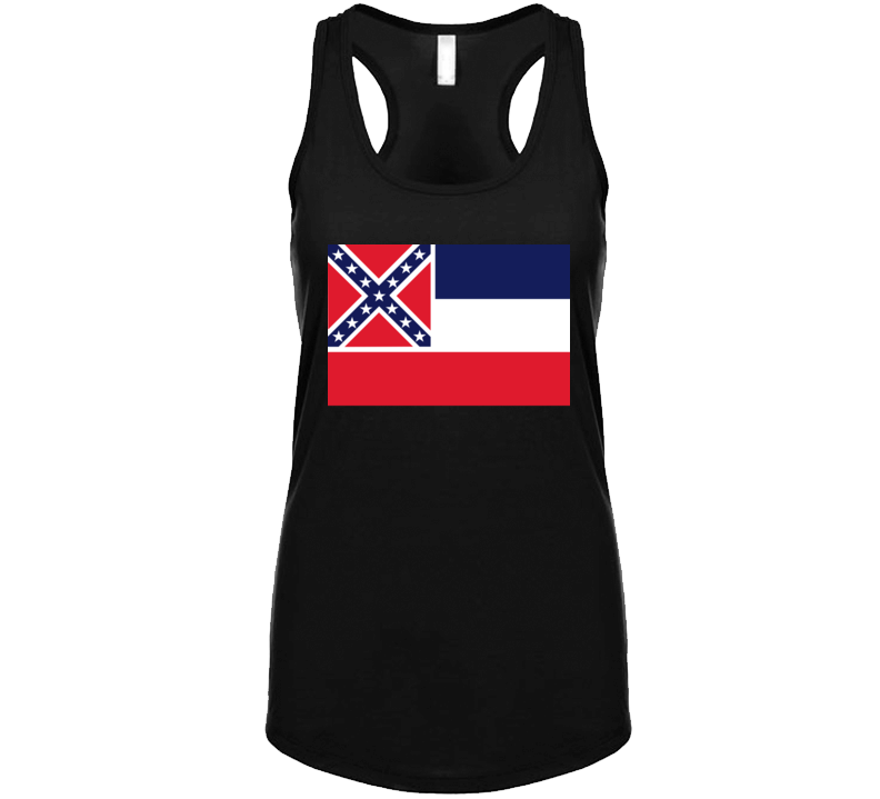 Flag - Mississippi Wo Txt Ladies Tanktop