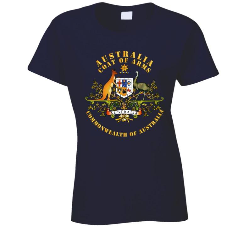 Coa - Australia - Commonwealth Of Austrailia Ladies T Shirt