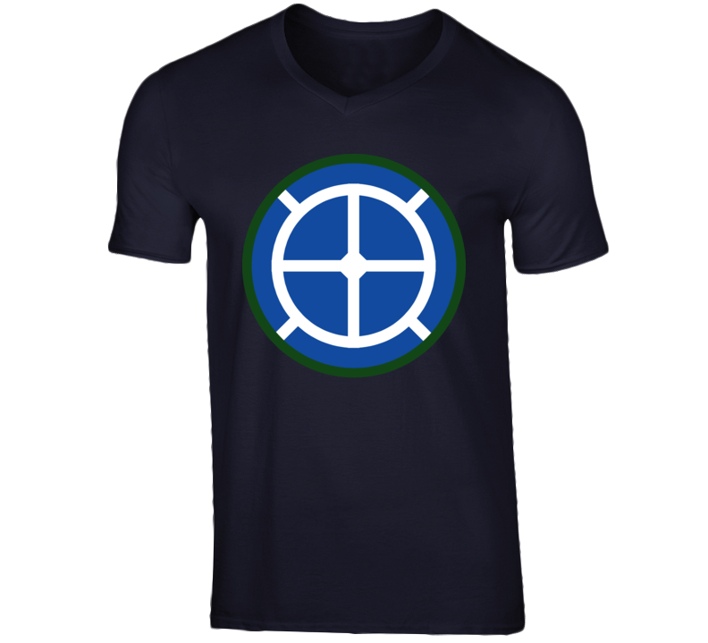 Army - 35th Infantry Div Wo Txt V-neck