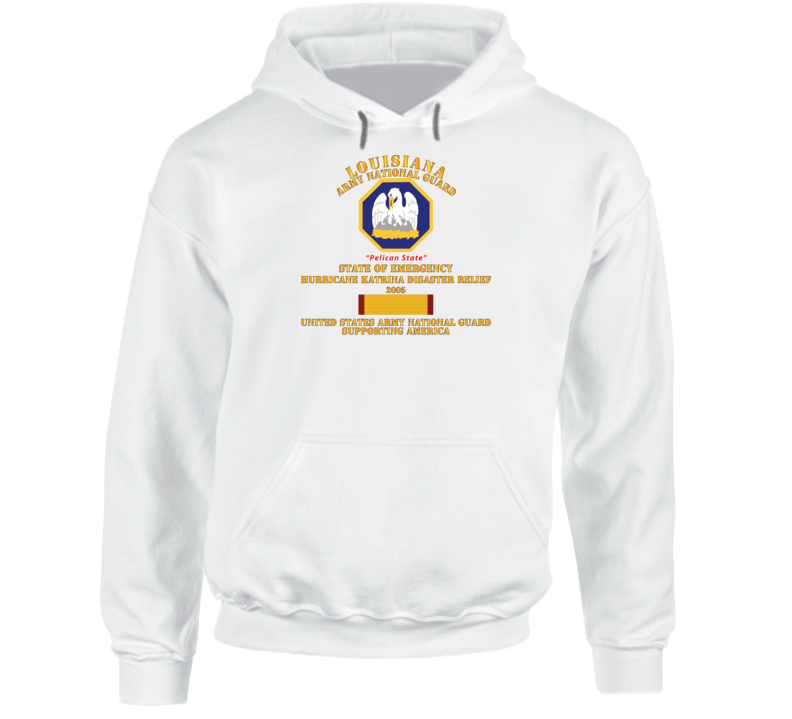 Army - Laarng - Katrina Disaster Relief  W Langesm Svc Hoodie