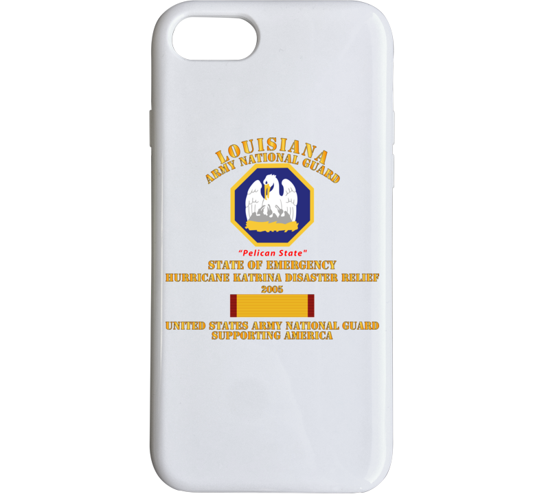 Army - Laarng - Katrina Disaster Relief  W Langesm Svc Phone Case