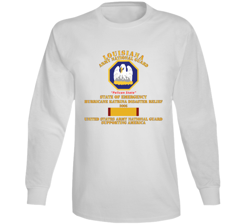 Army - Laarng - Katrina Disaster Relief  W Langesm Svc Long Sleeve