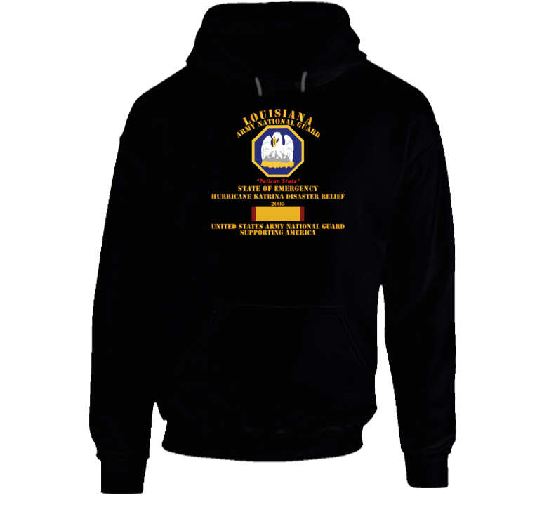 Army - Laarng - Katrina Disaster Relief  W Langesm Svc Hoodie