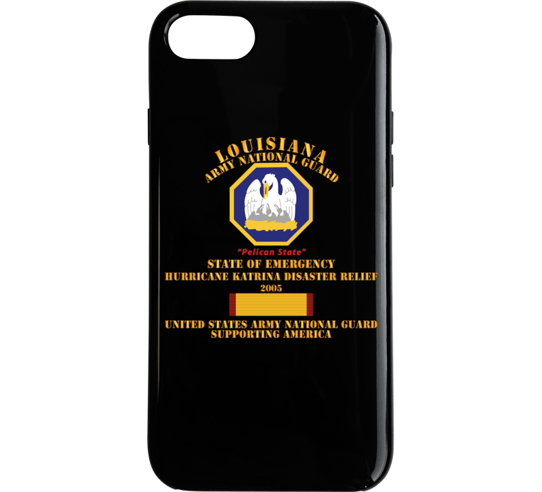 Army - Laarng - Katrina Disaster Relief  W Langesm Svc Phone Case