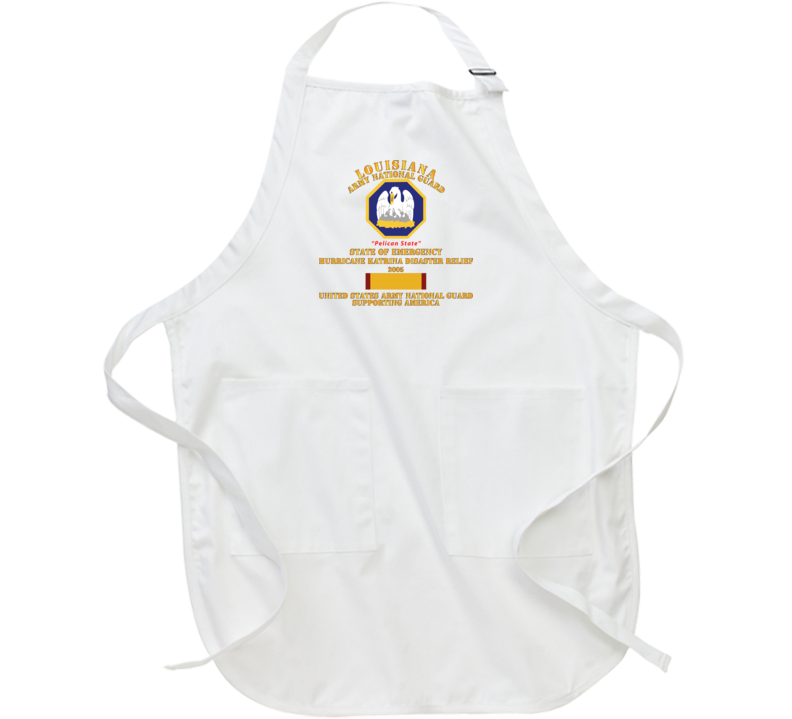 Army - Laarng - Katrina Disaster Relief  W Langesm Svc Apron