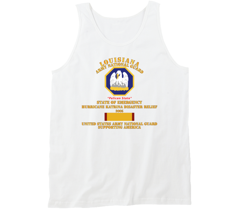 Army - Laarng - Katrina Disaster Relief  W Langesm Svc Tanktop