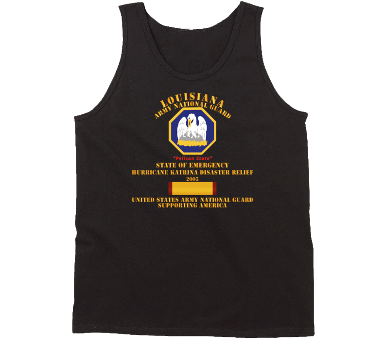 Army - Laarng - Katrina Disaster Relief  W Langesm Svc Tanktop