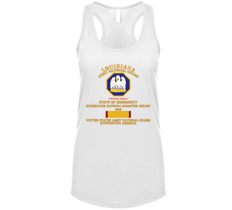 Army - Laarng - Katrina Disaster Relief  W Langesm Svc Ladies Tanktop