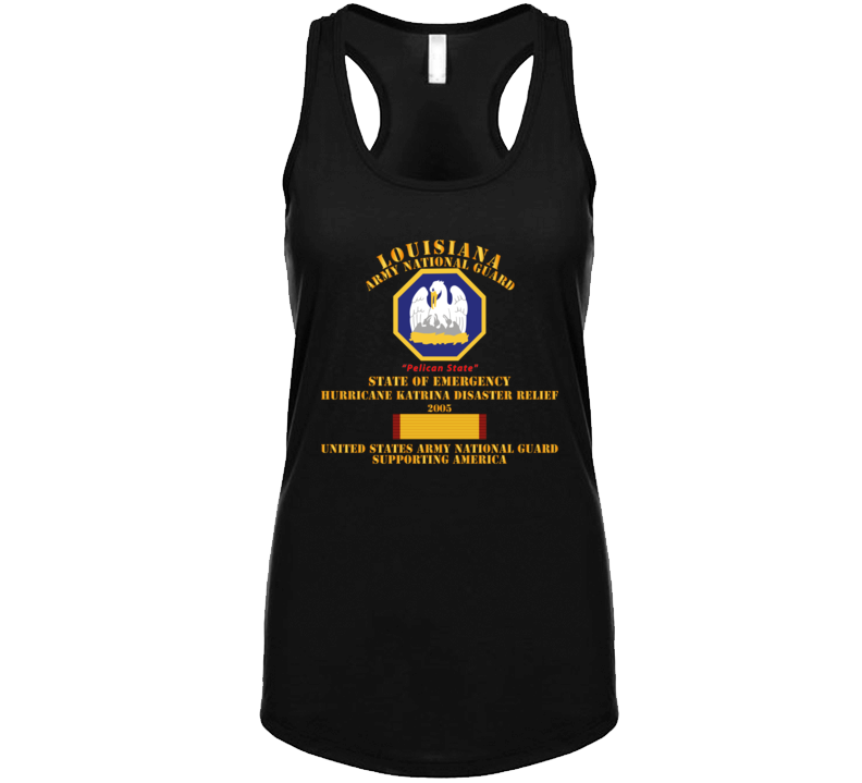 Army - Laarng - Katrina Disaster Relief  W Langesm Svc Ladies Tanktop