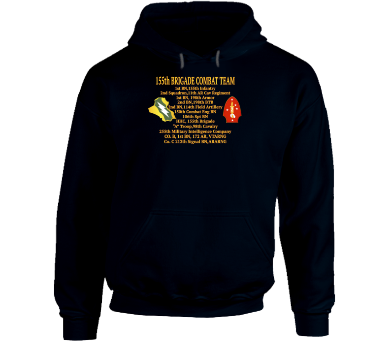 Army - 155th Brigade Combat Team Oif Hoodie