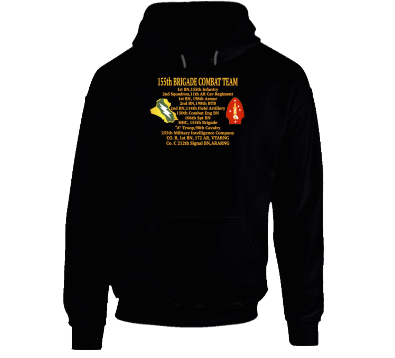 Army - 155th Brigade Combat Team Oif Hoodie