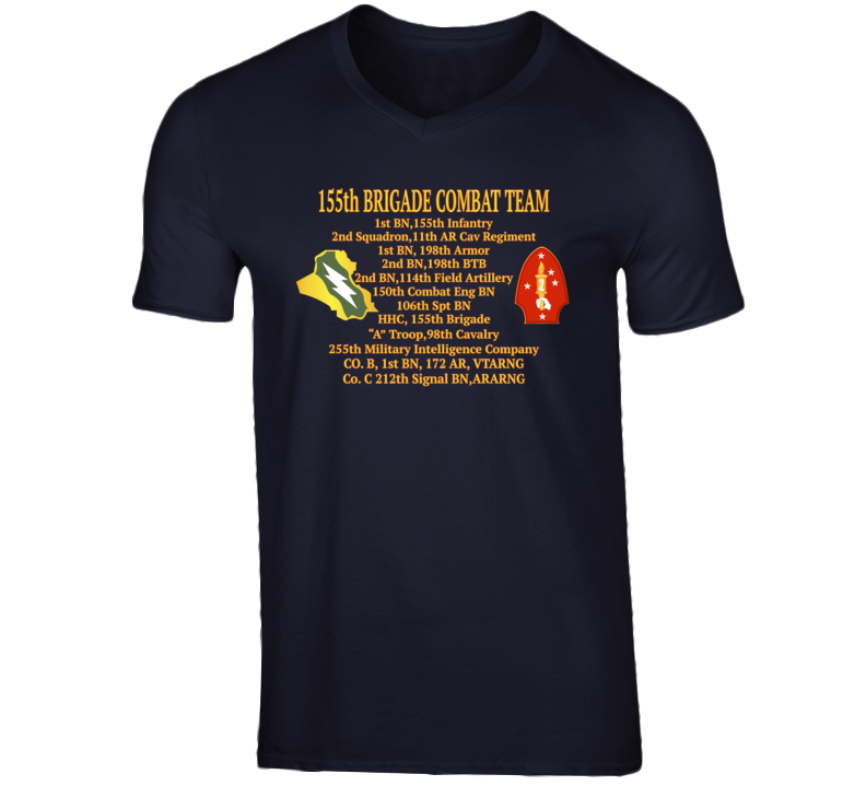Army - 155th Brigade Combat Team Oif T Shirt