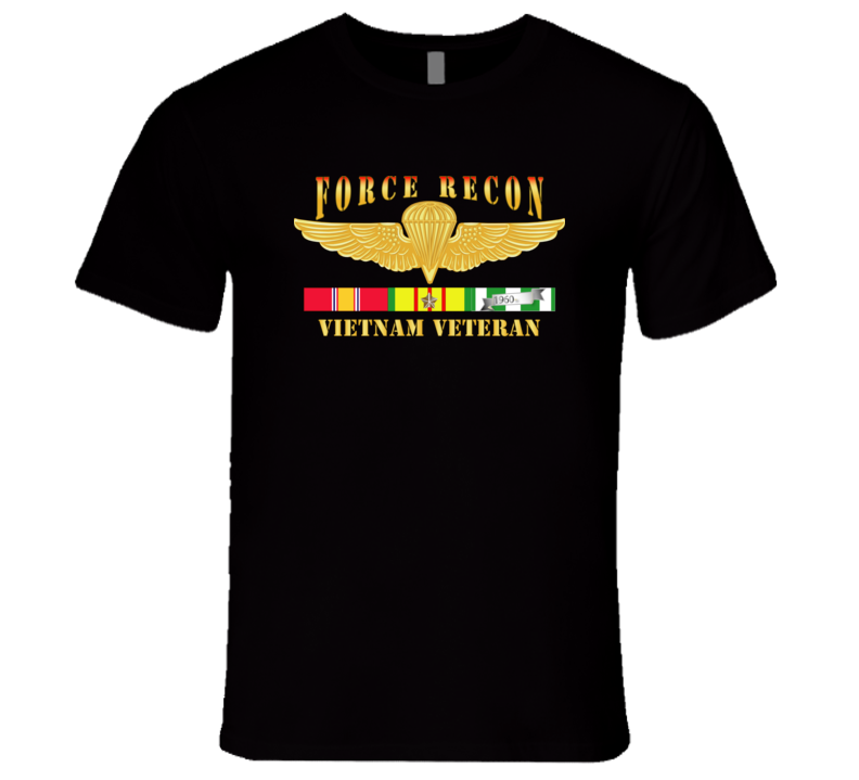 Usmc - Force Recon Fire Vietnam Vet W Vn Svc Premium T Shirt