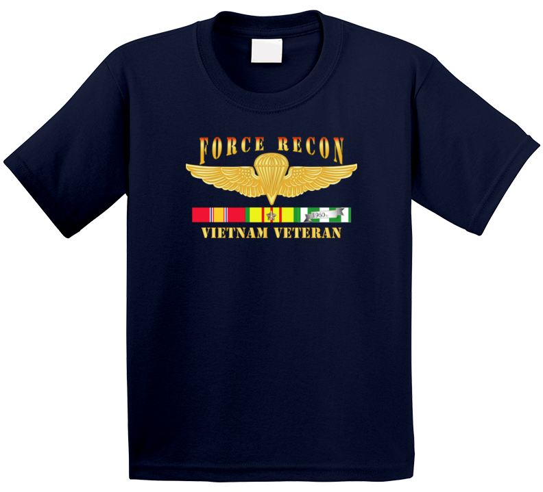 Usmc - Force Recon Fire Vietnam Vet W Vn Svc Kids T Shirt
