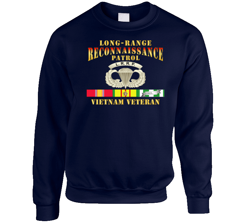 Army - Lrrp - Vietnam Vet W Vn Svc Sweatshirt T Shirt