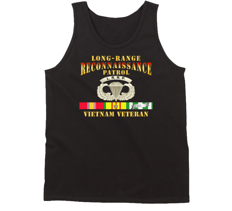 Army - Lrrp - Vietnam Vet W Vn Svc Tanktop