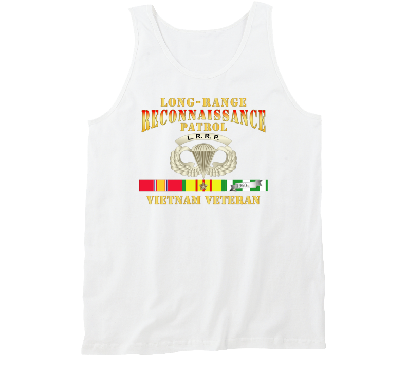 Army - Lrrp - Vietnam Vet W Vn Svc Tanktop